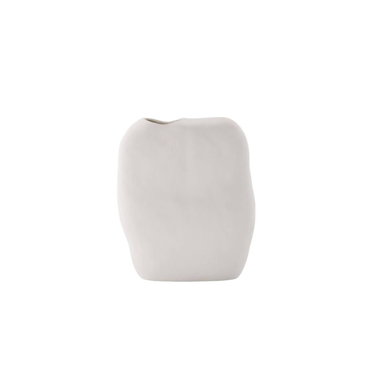 Vase Buste en Céramique "Romie" 28cm Blanc Cassé - Image 5