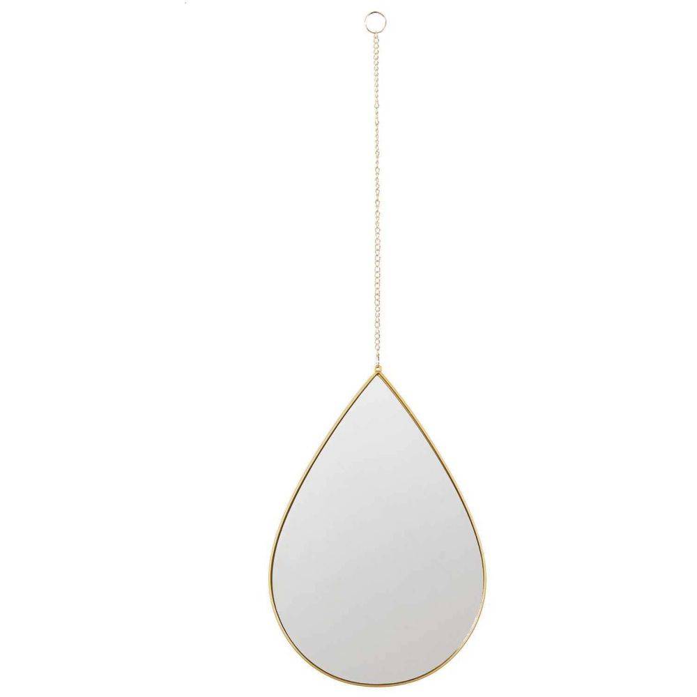 The Home Deco Factory - Miroir suspendu goutte doré (Lot de 3) - Image 3