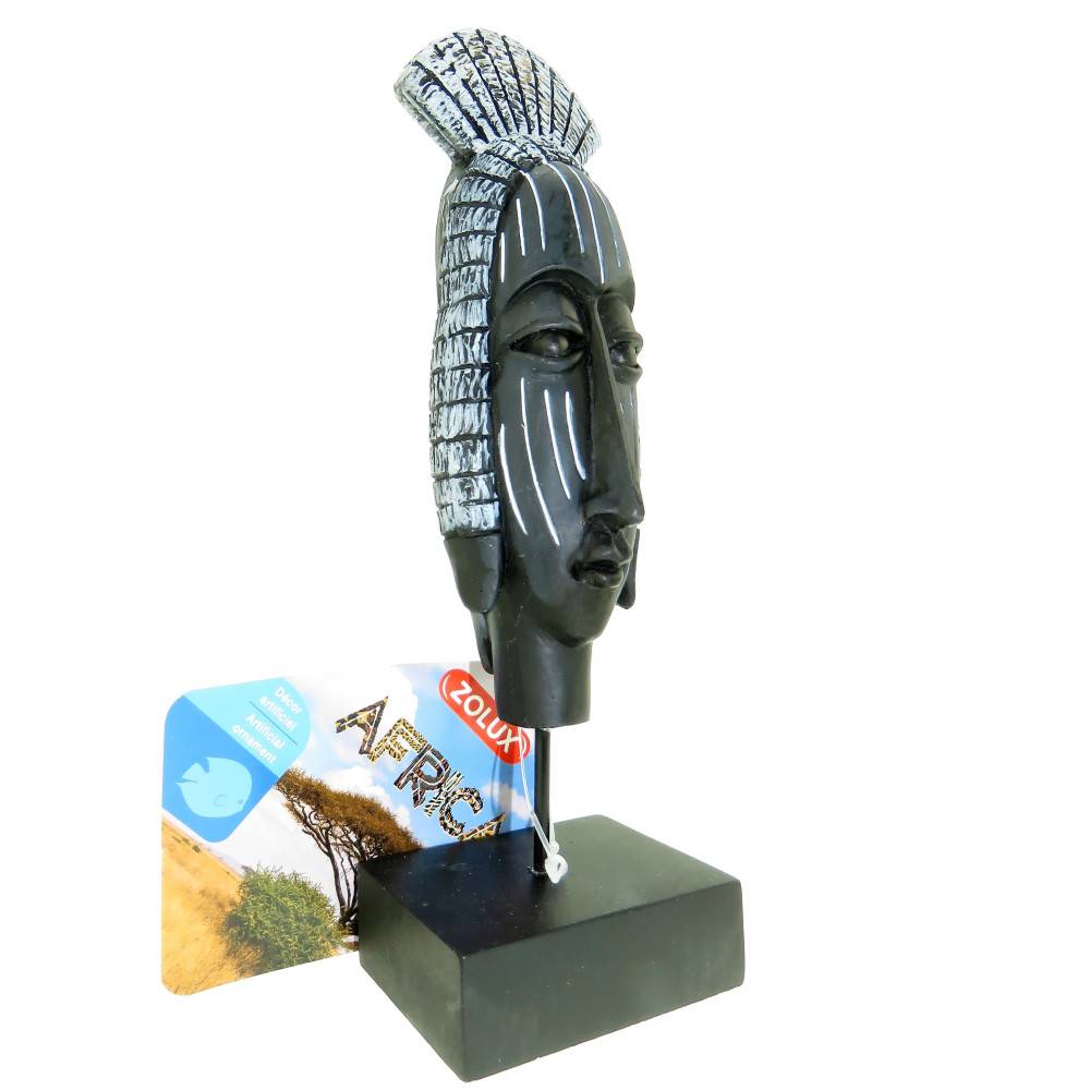 Zolux - Décoration Africa masque Femme  taille M. Aquarium. - Imagen 3