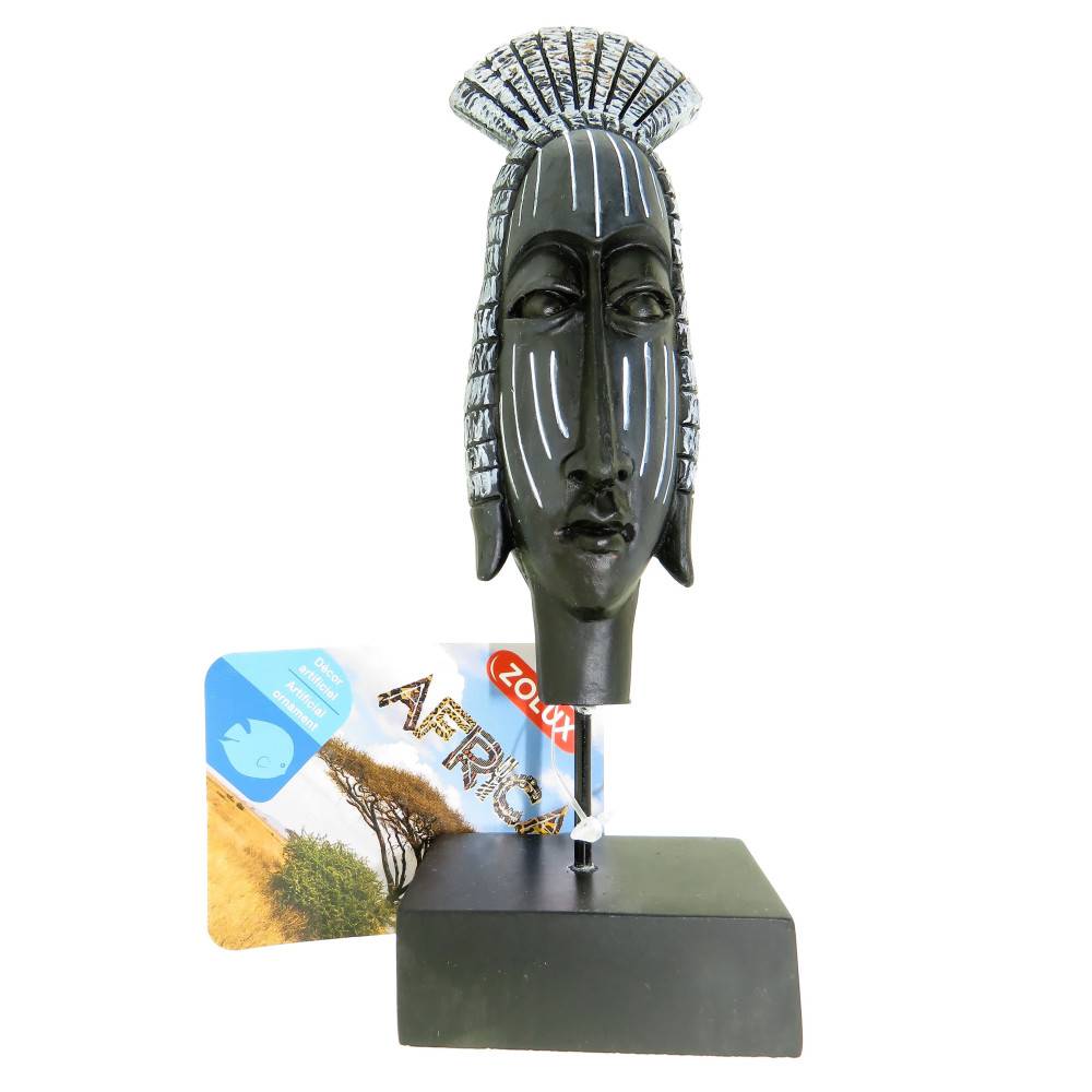 Zolux - Décoration Africa masque Femme  taille M. Aquarium. - Imagen 4