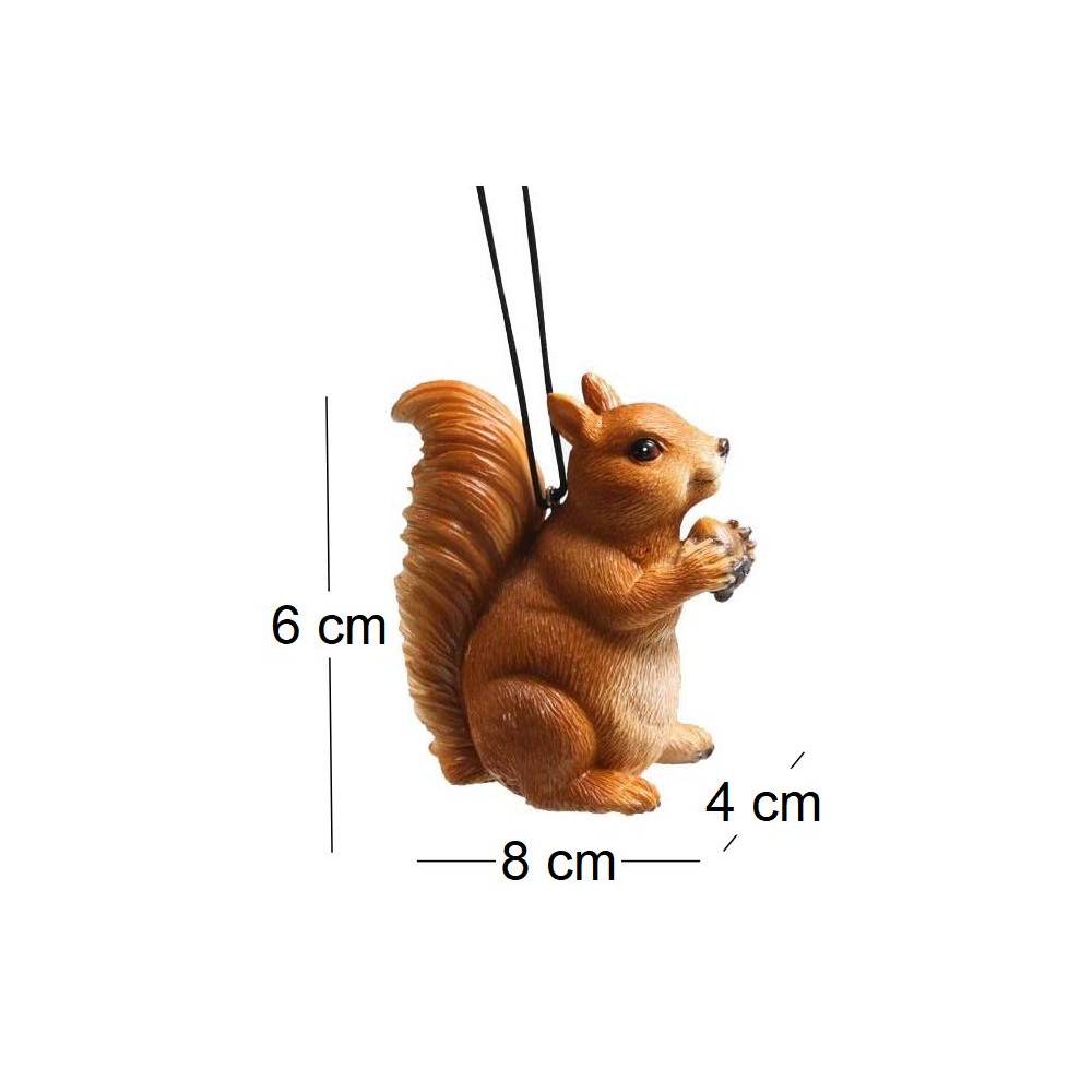 Farmwood Animals - Ecureuil en résine à suspendre 8 x 4 x 6 cm Farmwood Animals - Imagen 2