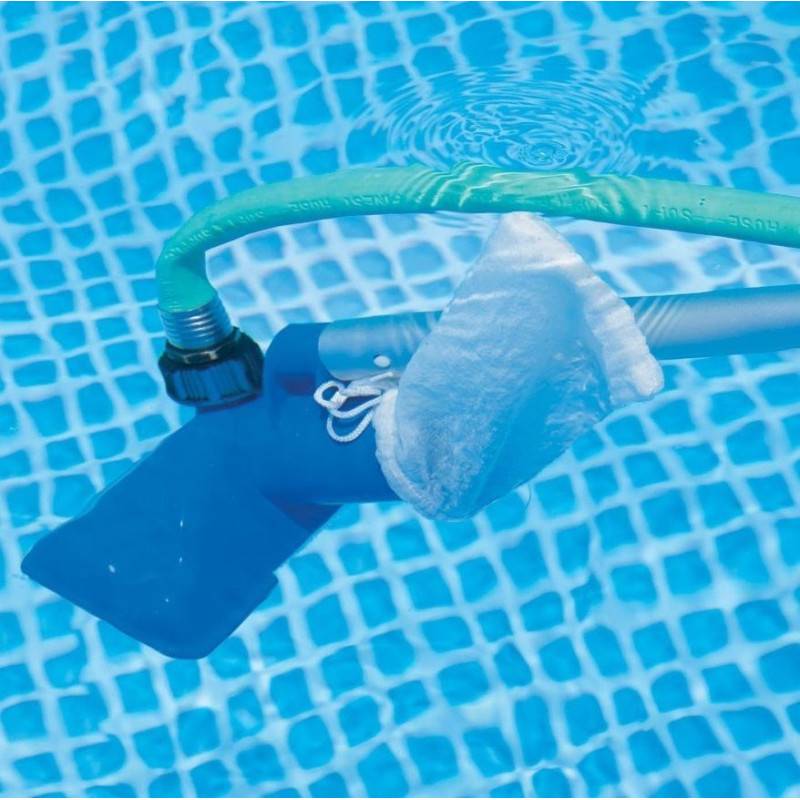 Kit d'entretien de piscines épuisette + balai Intex - Imagen 2