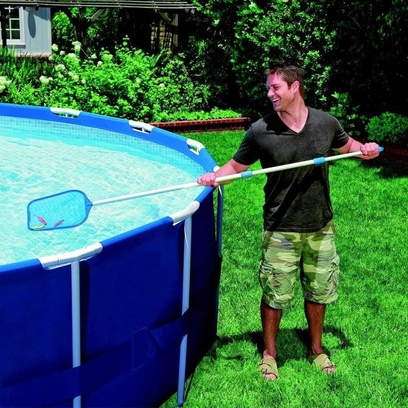 Kit d'entretien de piscines épuisette + balai Intex - Imagen 5