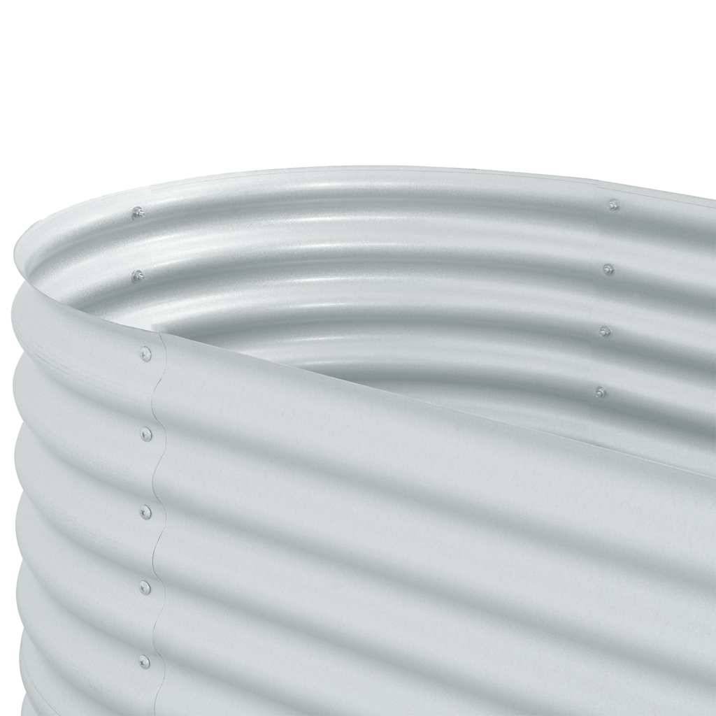 ComfortXL - Carré potager surélevé 400x80x81 cm acier galvanisé potager Argenté – ComfortXL Outdoor Living - Image 8
