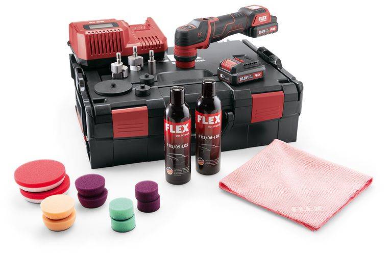 Polisseuse 18V PXE 80 10.8-EC/2.5 P-Set FLEX - 2 batteries + chargeur + coffret + 19 accessoires - 469076 - Imagen 1