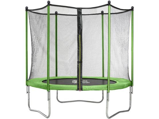 Trampoline "yoopi" - ø 3.05 M - Avec Filet + échelle + Couverture + Kit D'ancrage -habitat Et Jardin - Image 2