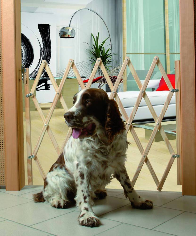 Nordlinger - NORDLINGER PRO Barrière animaux 742000 Stop'Fix - Bois extensible - 0,60 à 1,10 m - Pour chien - Image 4
