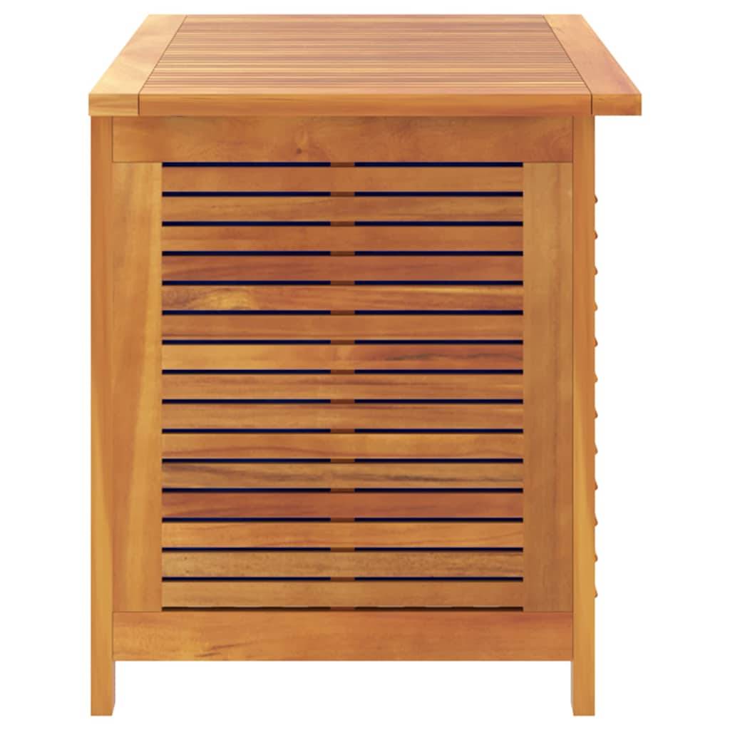 Boîte de rangement jardin bois acacia naturel 90 x 50 x 56 cm - PANGIVO - Image 8
