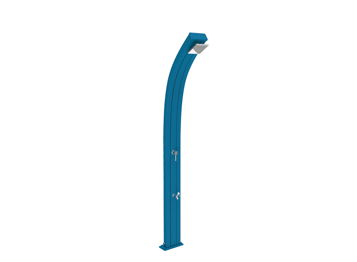 Douche solaire aluminium Spring A120bleu by ARKEMA DESIGN - Imagen 1