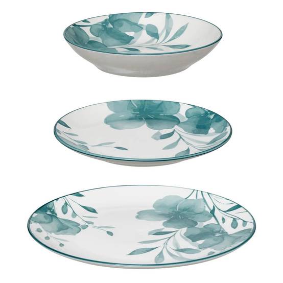 Service de Table 18 Pièces "Lily" 26cm Blanc - Image 1