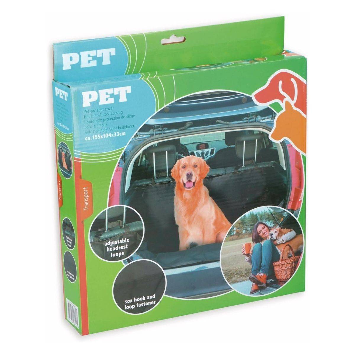 Housse de coffre Couverture sièges Auto pour Animaux Protection Imperméable Antidérapant - Imagen 4