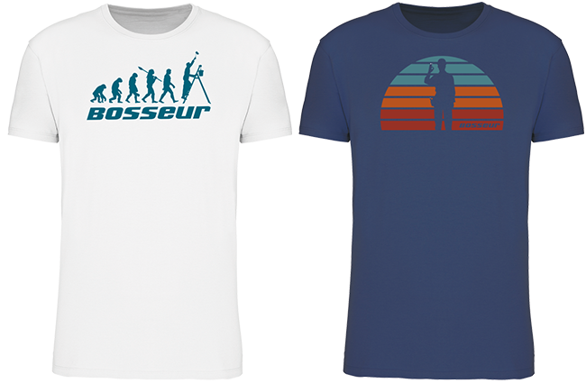 Lot de 2 t-shirt de travail BOSSEUR Evo Blanc - 12235-006