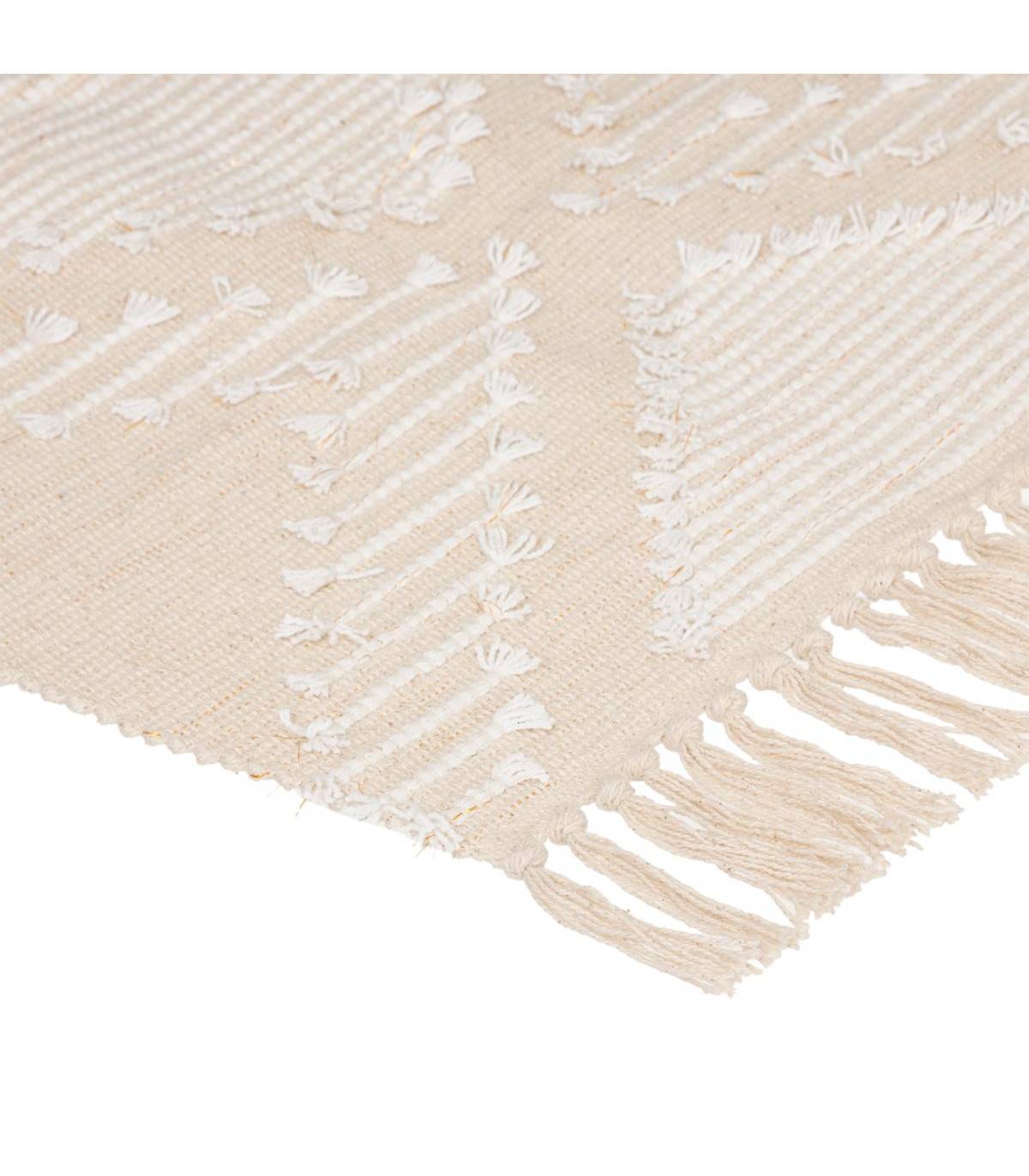 Tapis décoratif en Coton motif sable et cuivre 60 x 90 cm - Imagen 2