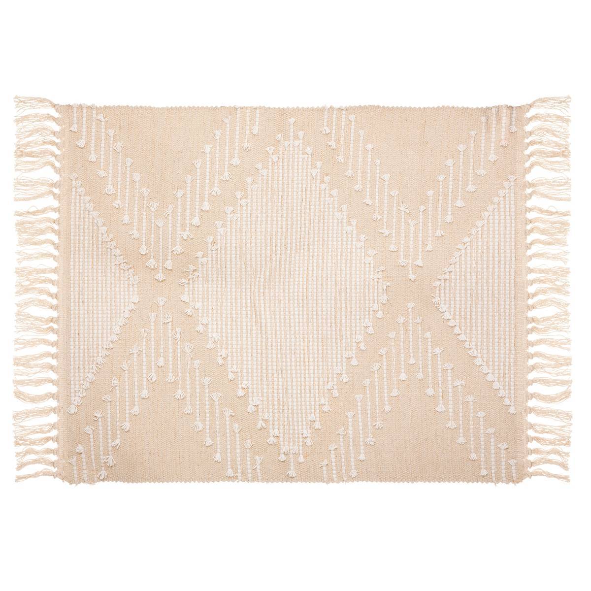 Atmosphera - Tapis "Sabbia" coton 60x90cm - Atmosphera Créateur d'intérieur - Image 1
