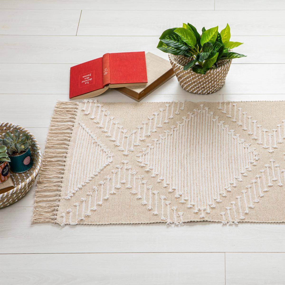 Atmosphera - Tapis "Sabbia" coton 60x90cm - Atmosphera Créateur d'intérieur - Image 4