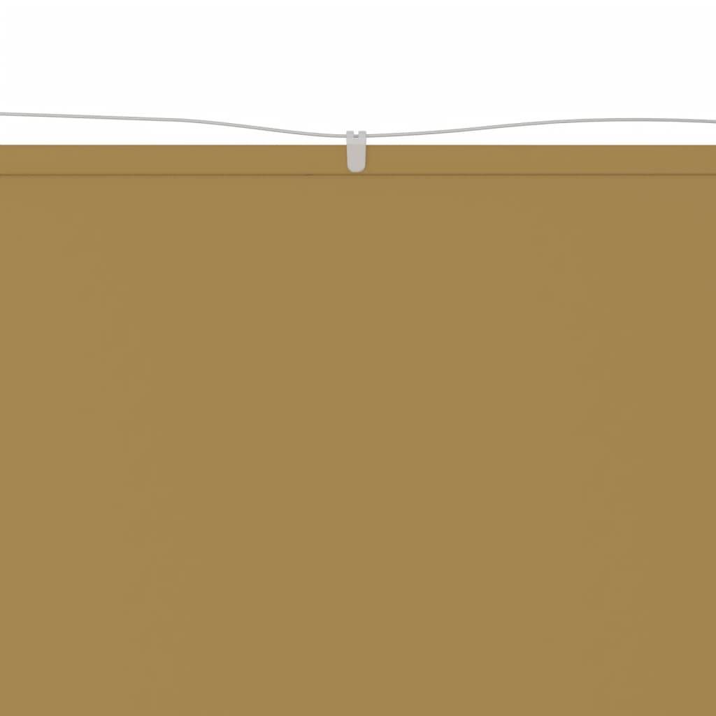 Helloshop26 - Auvent vertical 140 x 800 cm tissu oxford beige - Imagen 2