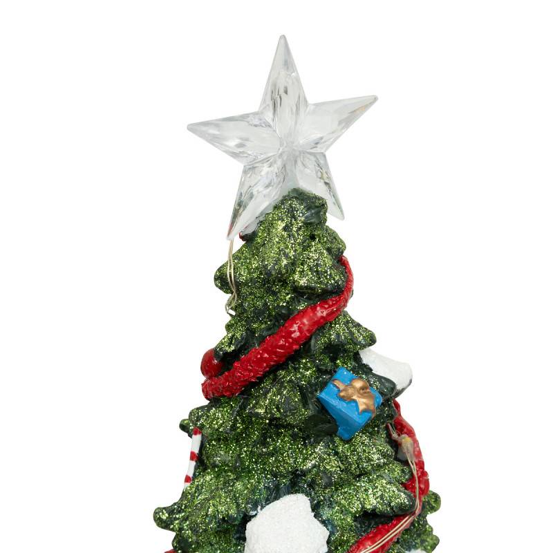 Village lumineux sapin 13 LED multicolore musical  ATMOSPHERA CREATEUR D'INTERIEUR - Image 6