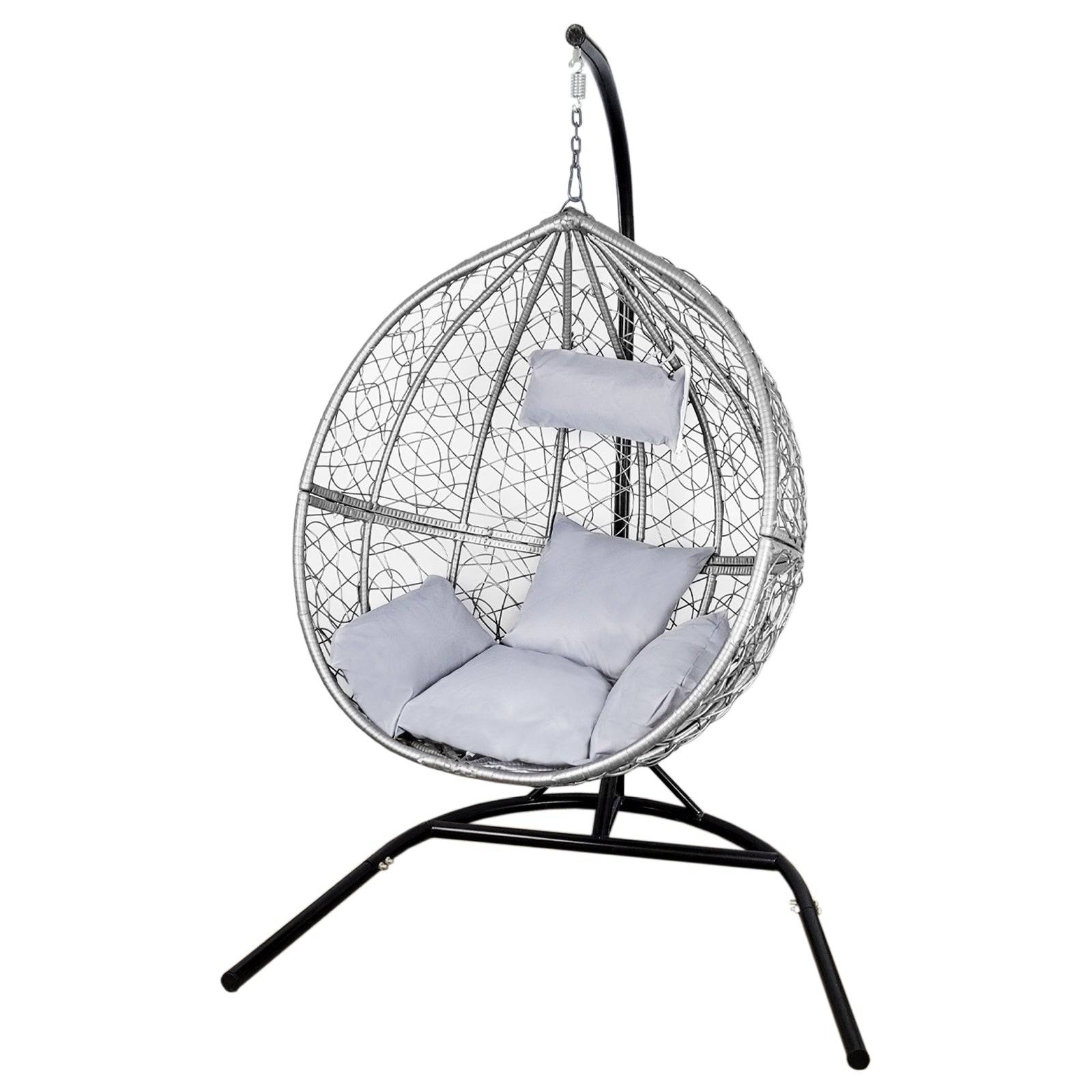 Monstershop - Chaise Suspendue en Rodin Gris - Imagen 1