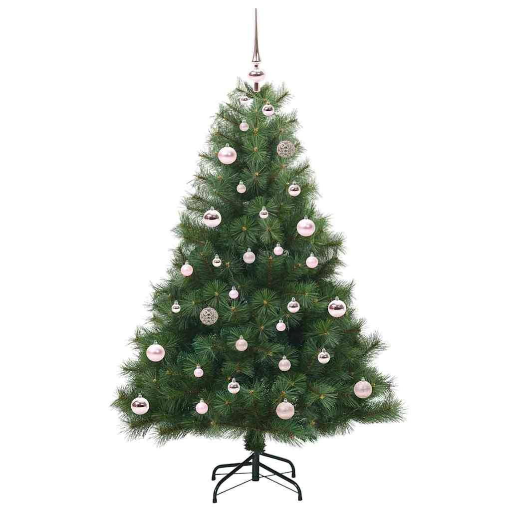 Sapin de Noël | Arbre de Noël artificiel avec 150 LED Vert 150 cm PE et PVC Maison Chic - Image 3