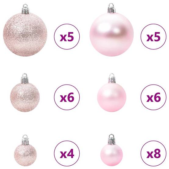 Sapin de Noël | Arbre de Noël artificiel avec 150 LED Vert 150 cm PE et PVC Maison Chic - Image 6
