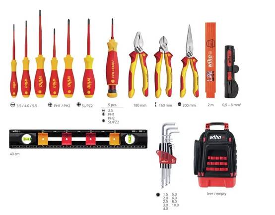 Sac à dos d'outils electric - WIHA - 27pcs - 45528 - Image 2