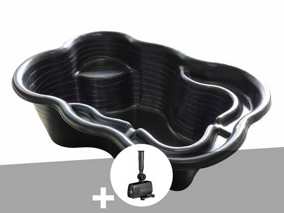 Ubbink - Bassin préformé Iris SI 1,09 m? 240 L + pompe de filtration - Ubbink