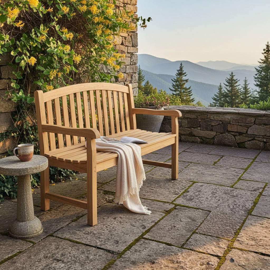 Banc en teck massif Oxford 130 cm - TECK'Attitude - Imagen 8