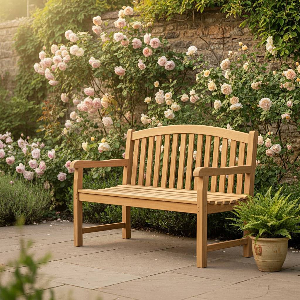 Banc en teck massif Oxford 130 cm - TECK'Attitude - Imagen 7