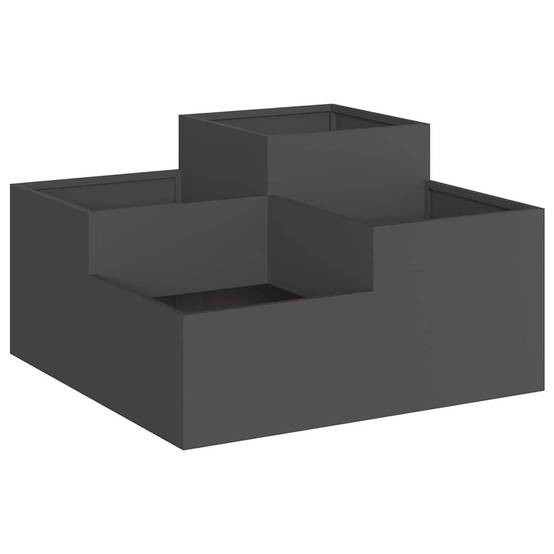 Maison Chic - Cache-pot, Pot De Fleurs Noir 100 x 100 x 48 cm Acier g403 - Image 1