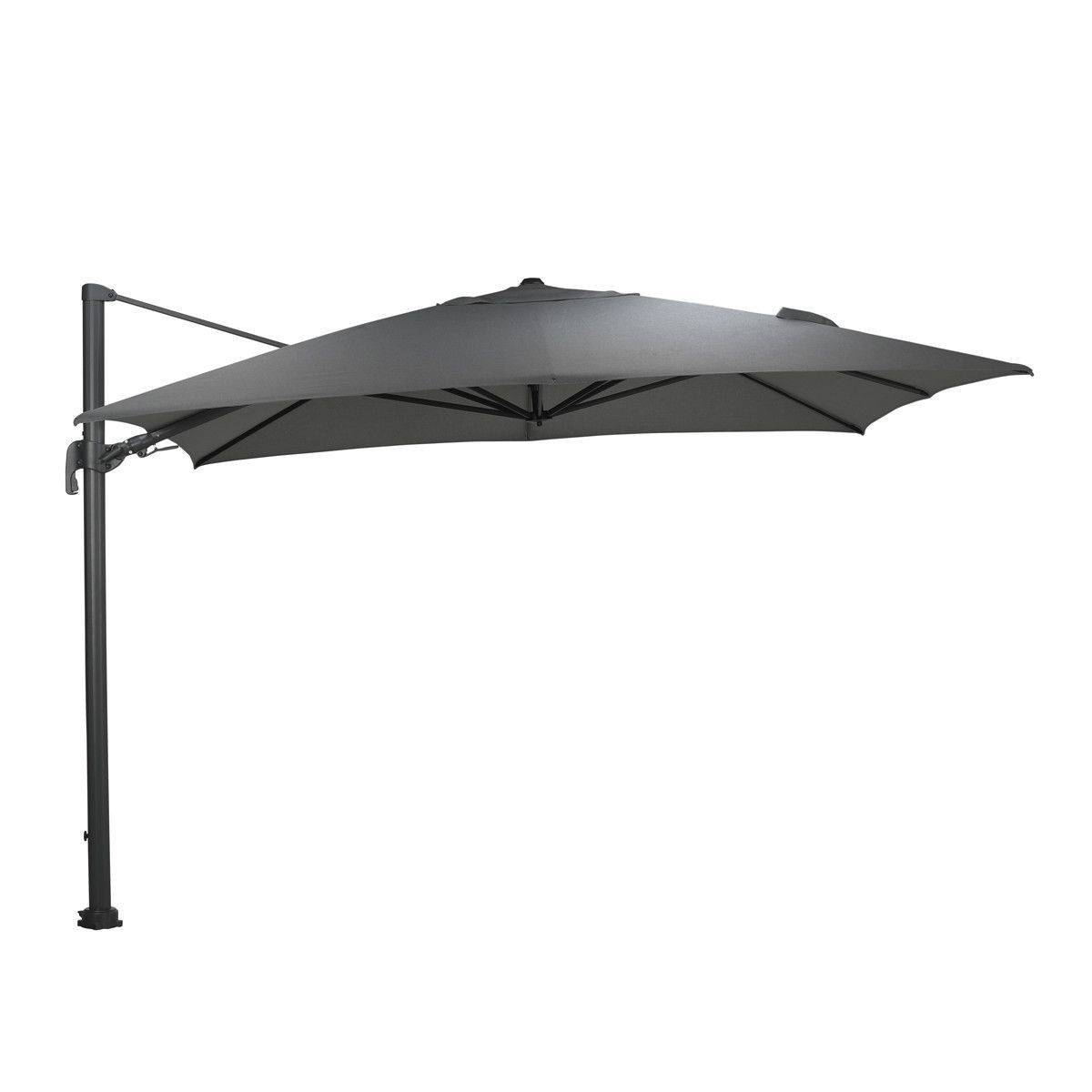Garden Impressions - Parasol Hawaii Big Pole - 350x350 cm - voile royal anthracite