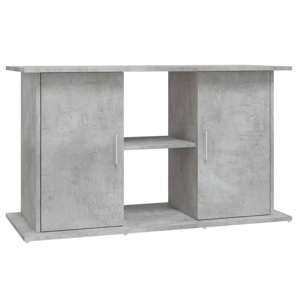 Support Aquarium Bois d'ingénierie Style Industriel Rangement Gris Béton 101 cm - ComfortXL Outdoor Living - Image 2