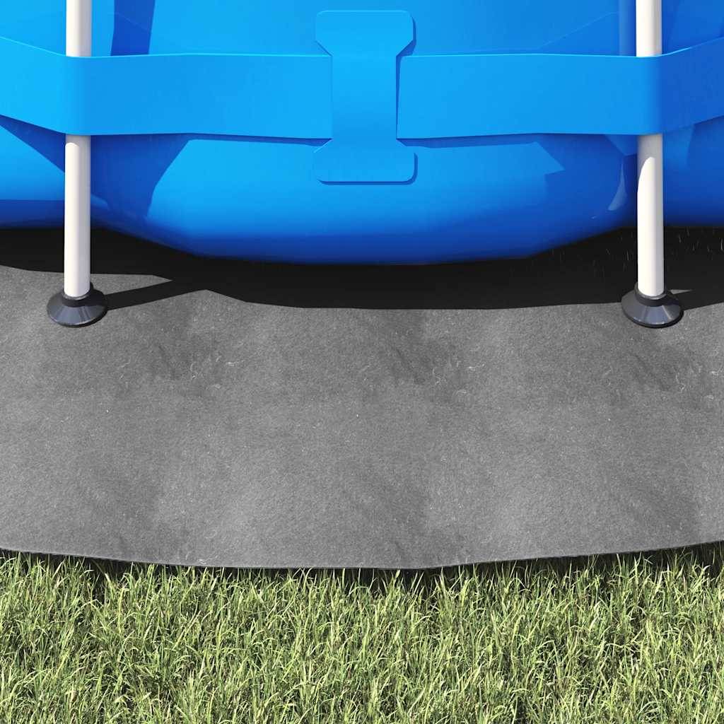 Maison Chic - Bâche de protection | Bâche de piscine gris clair Ø306 cm géotextile polyester Maison Chic - Image 3