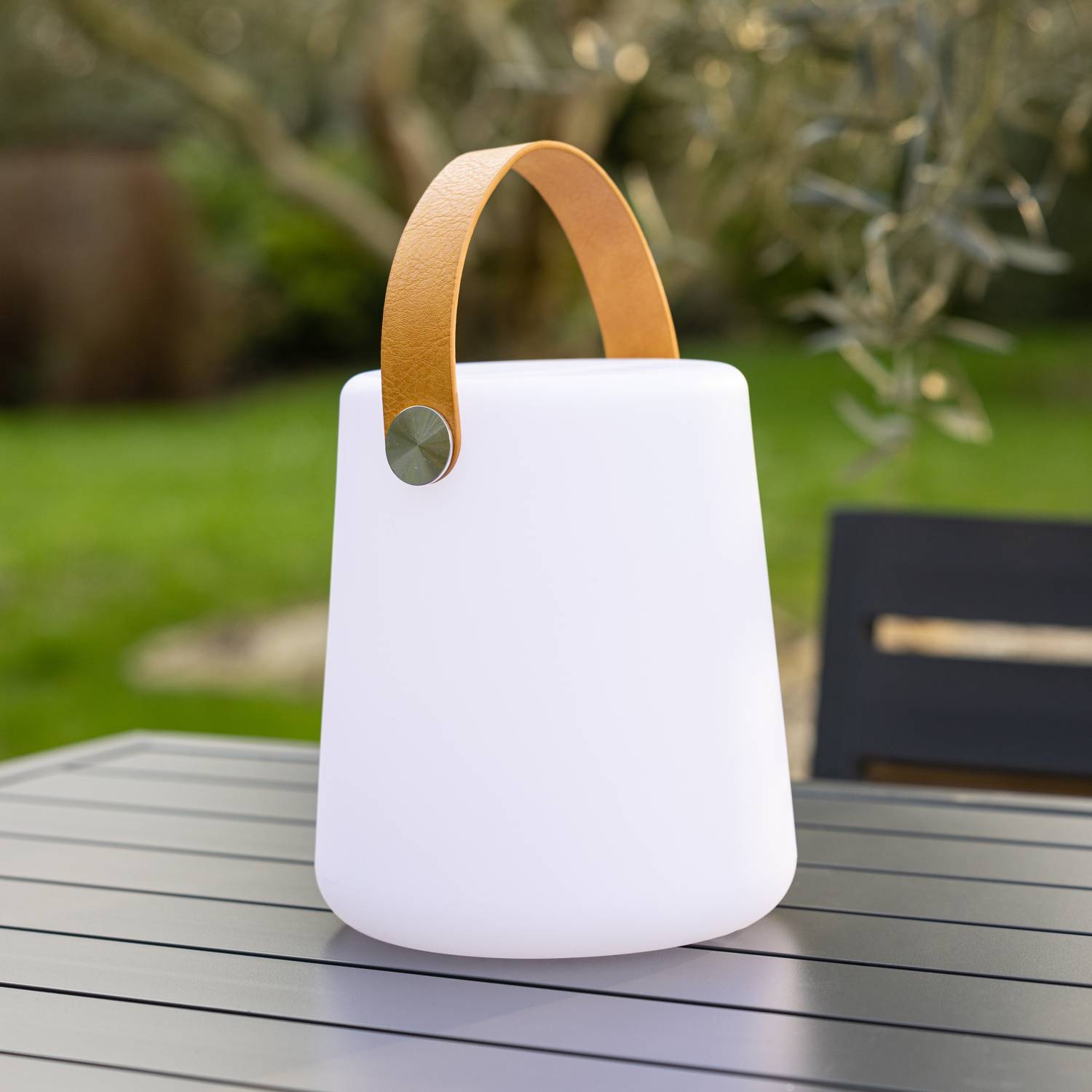 Lampe LED à poser avec lanière en simili VELA - HAPPY GARDEN - Imagen 2