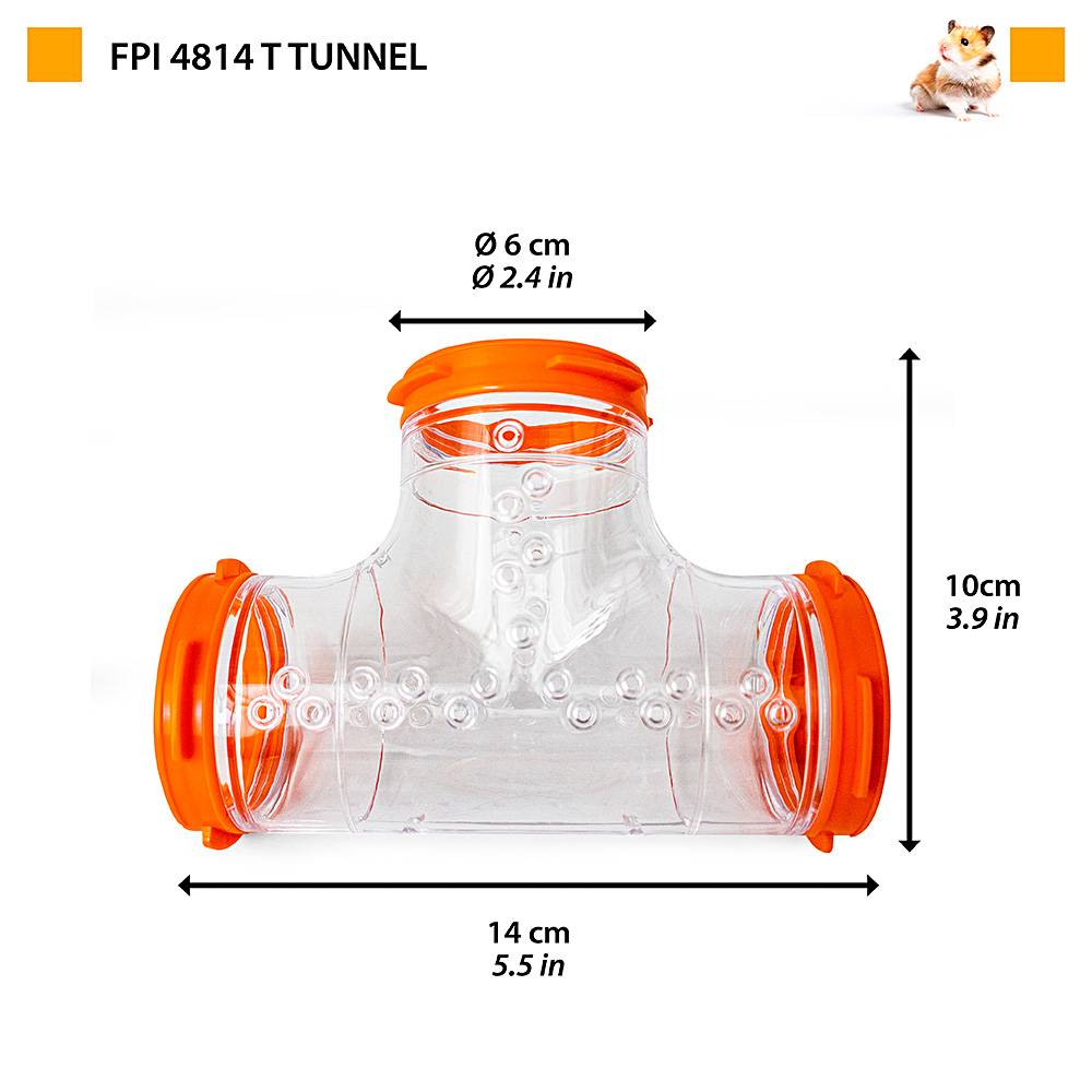 Ferplast - Accessoires pour rongeurs Ferplast Tube FPI 4814 T TUNNEL Couleurs multiples hamsters - Image 2