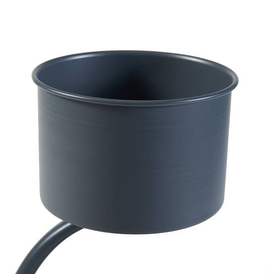 Porte-plantes style intemportel support 63 x 29 x 21 cm noir - Image 3