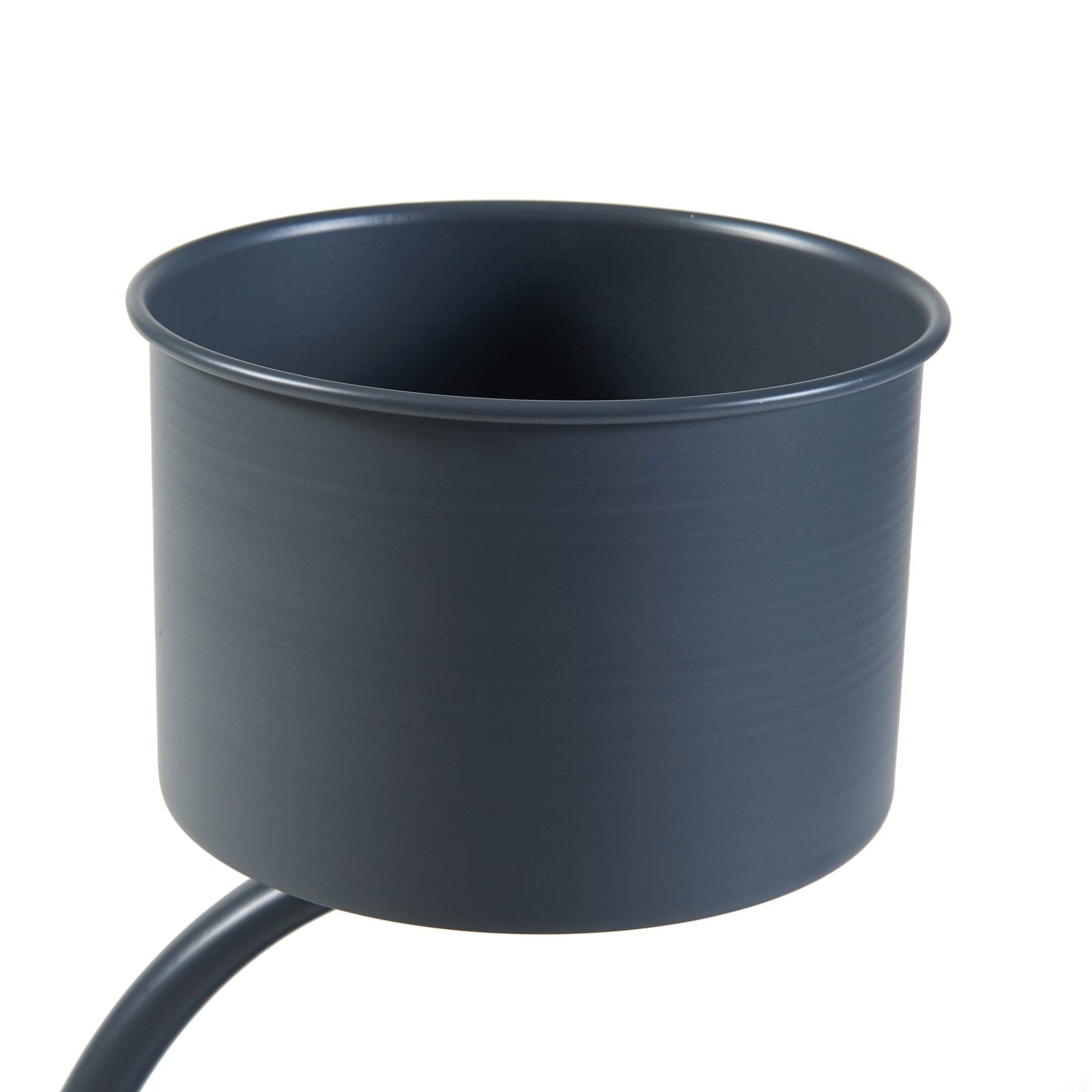 Porte-plantes style intemportel support 63 x 29 x 21 cm noir - Image 3