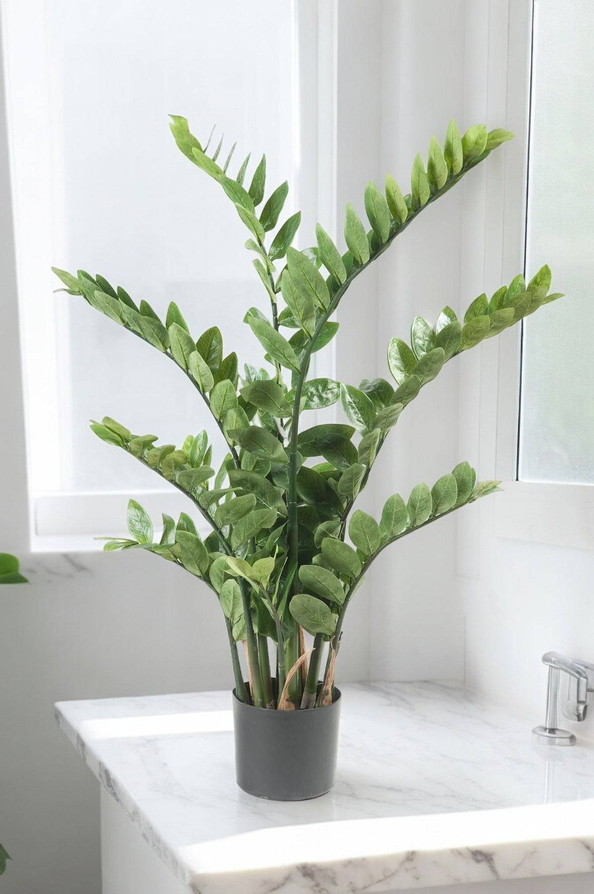 La Green Touch - Zamioculcas plante artificielle - h110cm, Ø13cm- La Green Touch - Imagen 1