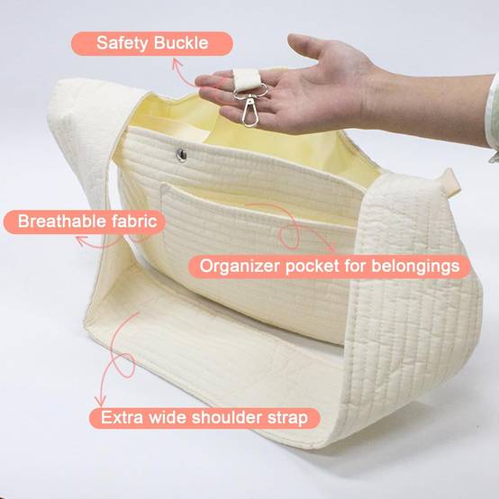 Sac de transport pour chat et chien - Capacité de charge jusqu'à 6 kg - Sangle de sécurité intégrée - Respirant et léger - Petit - Living123 - Image 2