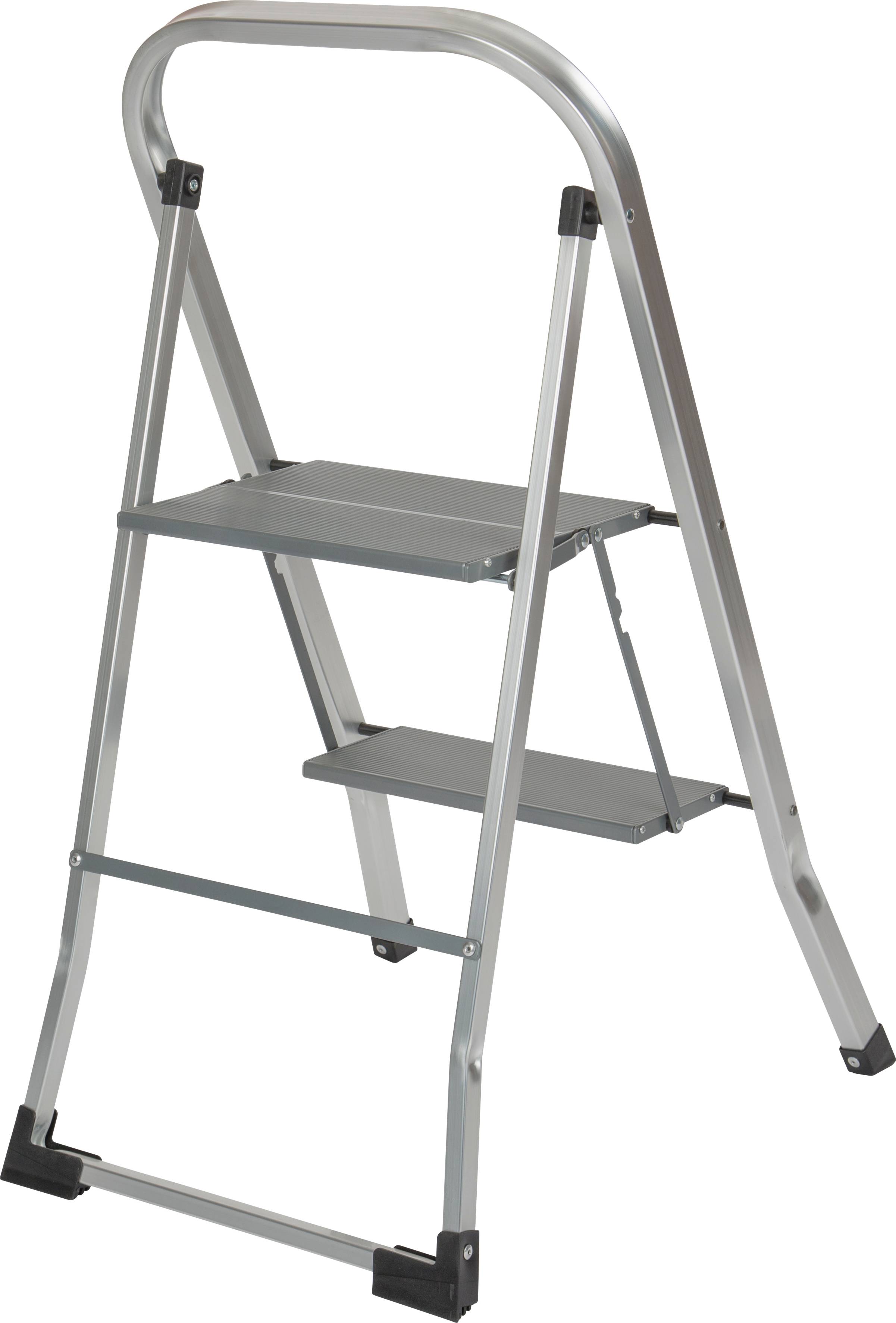 Escabeau 2 marches aluminium léger, stable et anticorrosion - ESCALO - Image 3