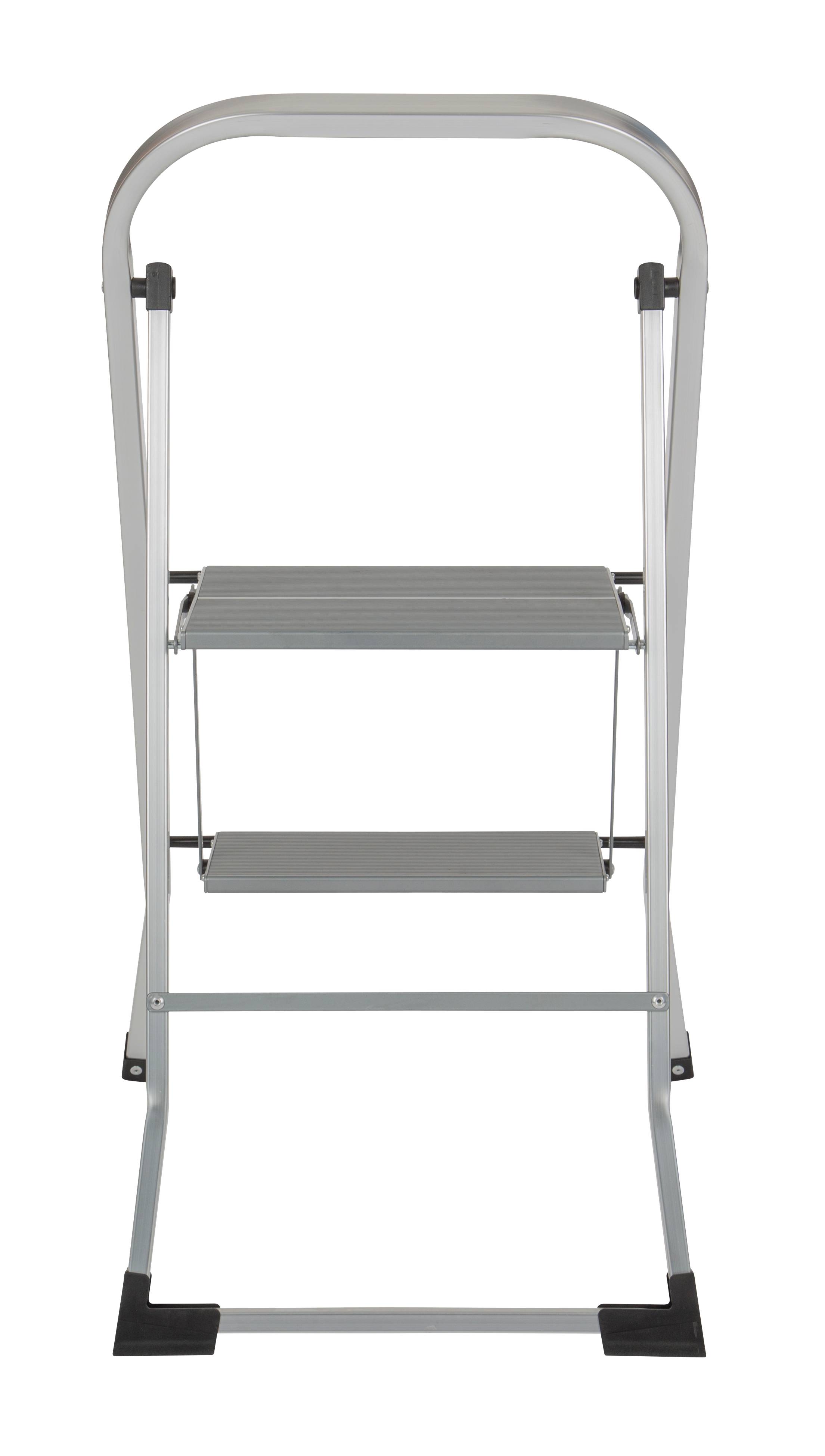 Escabeau 2 marches aluminium léger, stable et anticorrosion - ESCALO - Image 4