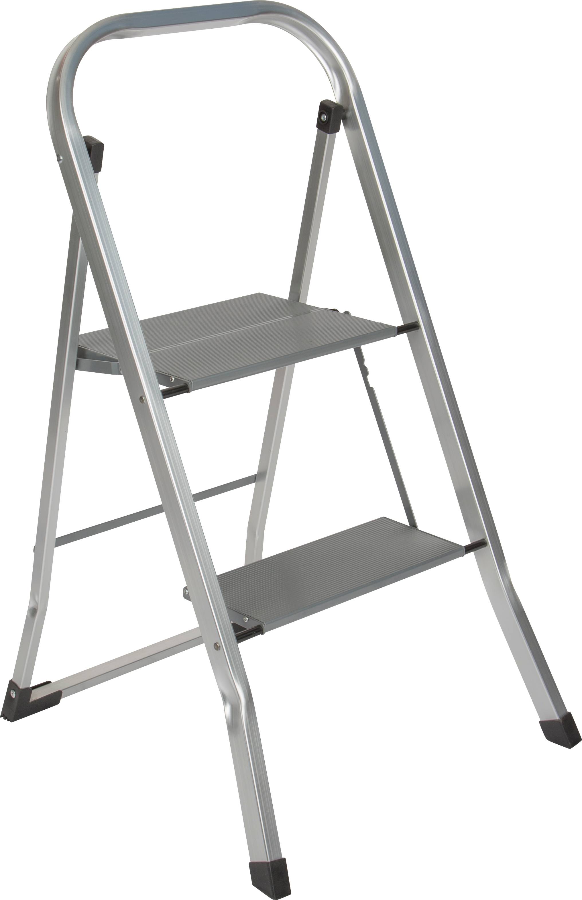 Escabeau 2 marches aluminium léger, stable et anticorrosion - ESCALO - Image 1