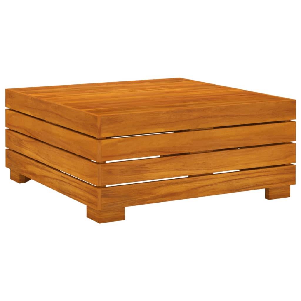 Helloshop26 - Salon de jardin meuble d'extérieur ensemble de mobilier 6 pièces avec coussins bois d'acacia solide - Imagen 4