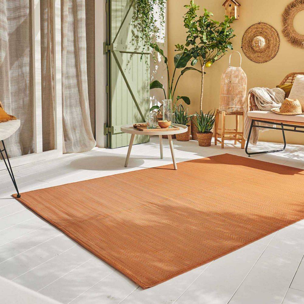 Jardindeco - Tapis extérieur en polypropylène Spargi 1747 terra 180 x 280 cm - Imagen 2