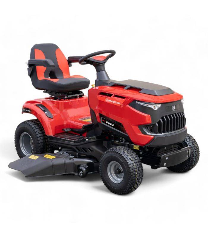Tondeuse thermique autoportée 98 cm mulching, 452 cm³, démarrage électrique - POPSTER LT1-98SH-L452 - Image 1
