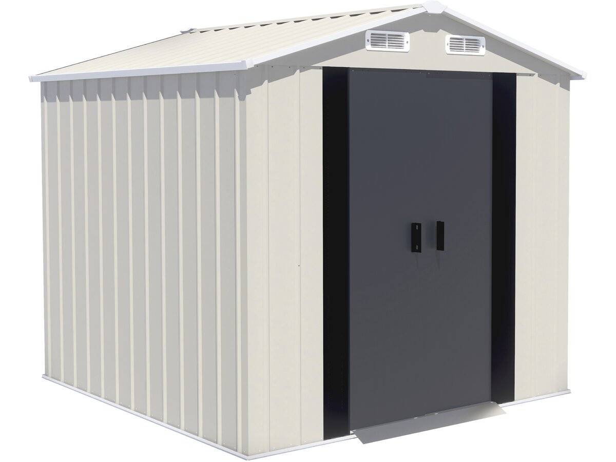 Habitat Et Jardin - Abri De Jardin En Métal "nebraska" - 4,12 M² - Beige -habitat Et Jardin - Image 1