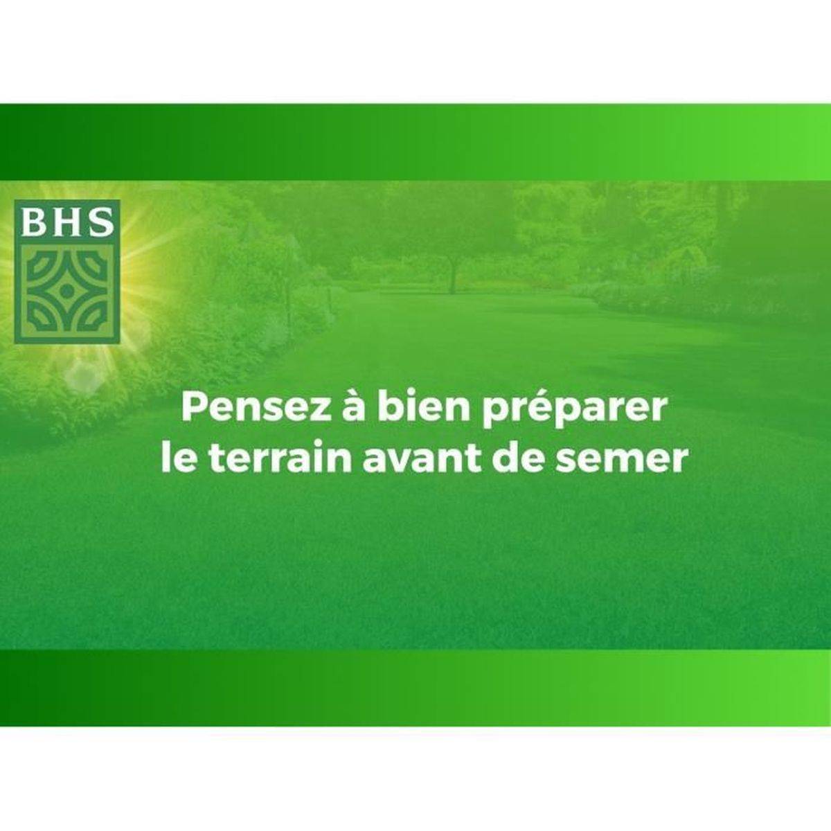 BHS - Semences de gazon rustique du Sud, engrais organique, 1 kg, 40 m² - BHS - Image 7