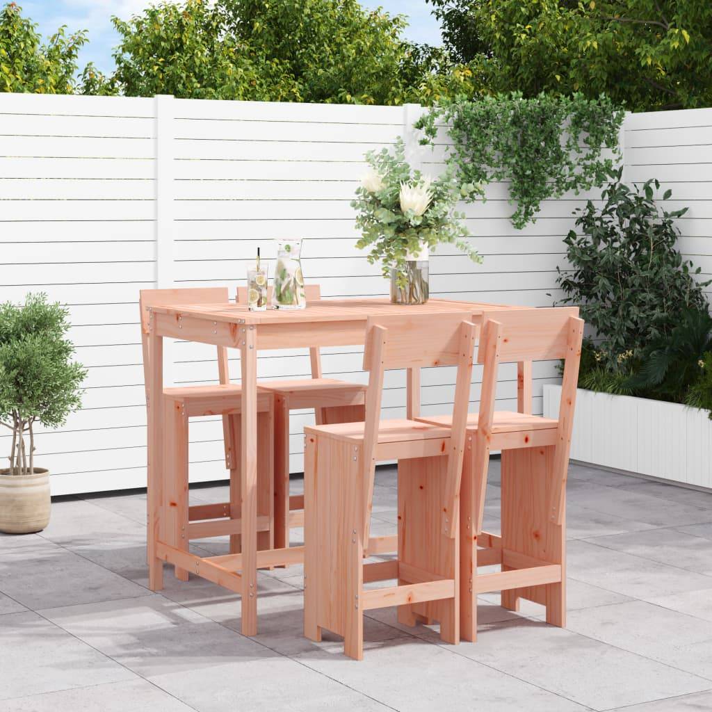 Maison Chic - Ensemble de 5 pcs bar de jardin - Mobilier d'extérieur - Mobilier de jardin bois massif de Douglas-JU2280 - Image 2
