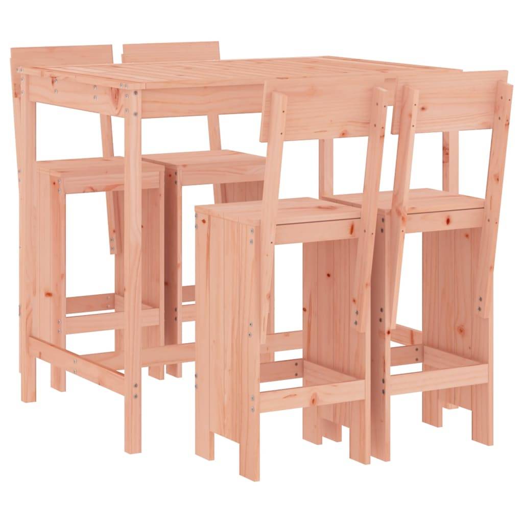 Maison Chic - Ensemble de 5 pcs bar de jardin - Mobilier d'extérieur - Mobilier de jardin bois massif de Douglas-JU2280 - Image 1