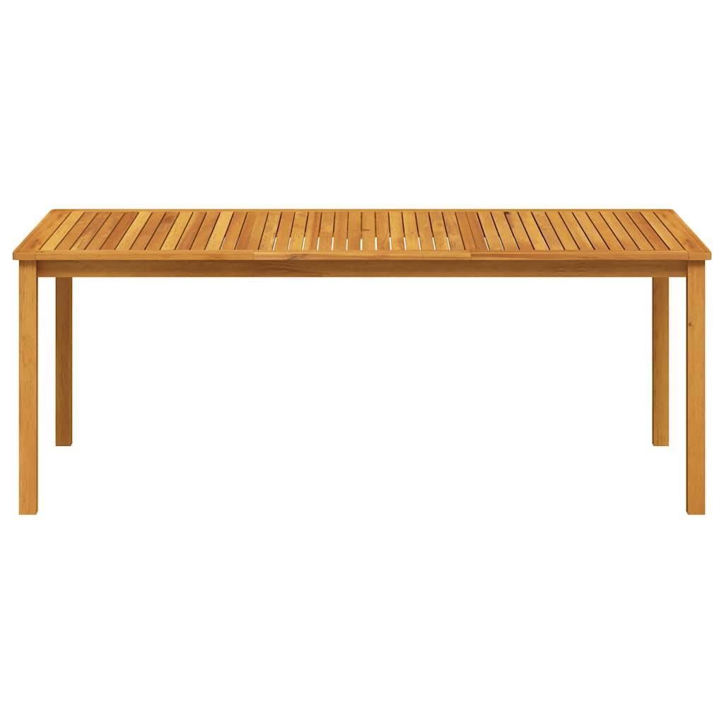 Table de jardin Bois d'acacia massif 200 x 100 x 74 cm - PANGIVO - Image 2