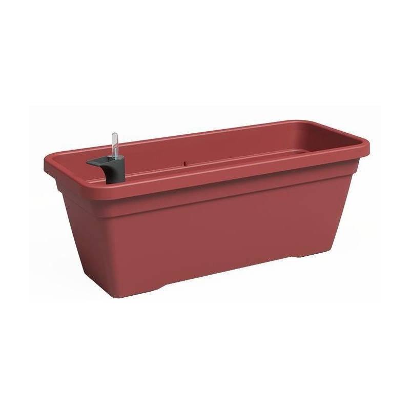 Artevasi - Jardiniere - Plastique - Rouge Foncé� - Rectangulaire - L77,9 X P24 X H22cm - Artevasi - Imagen 1